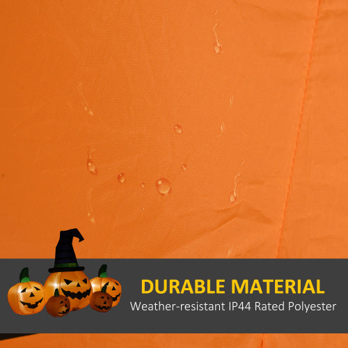 Outsunny 73L Inflatable Halloween Decoration,5 Pumpkin, Blow Up Outdoor LED Yard Display, Waterproof